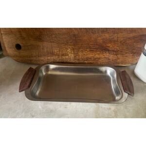 Vintage Lundtofte open butter tray MCM